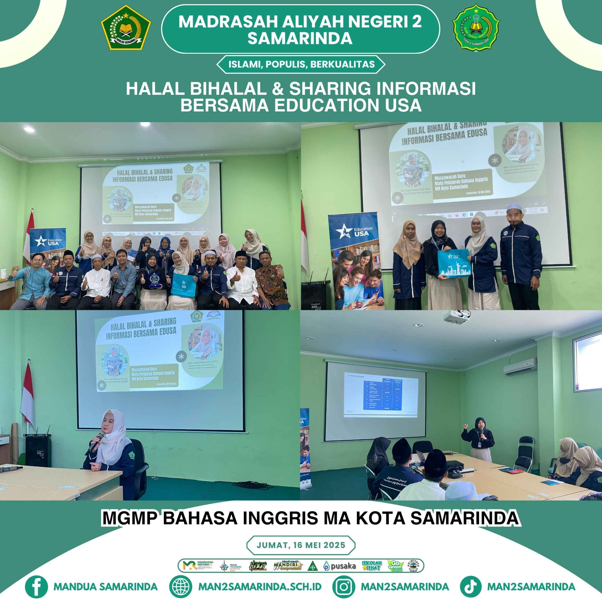 MGMP Bahasa Inggris MA Kota Samarinda: Wadah Sharing EDUSA