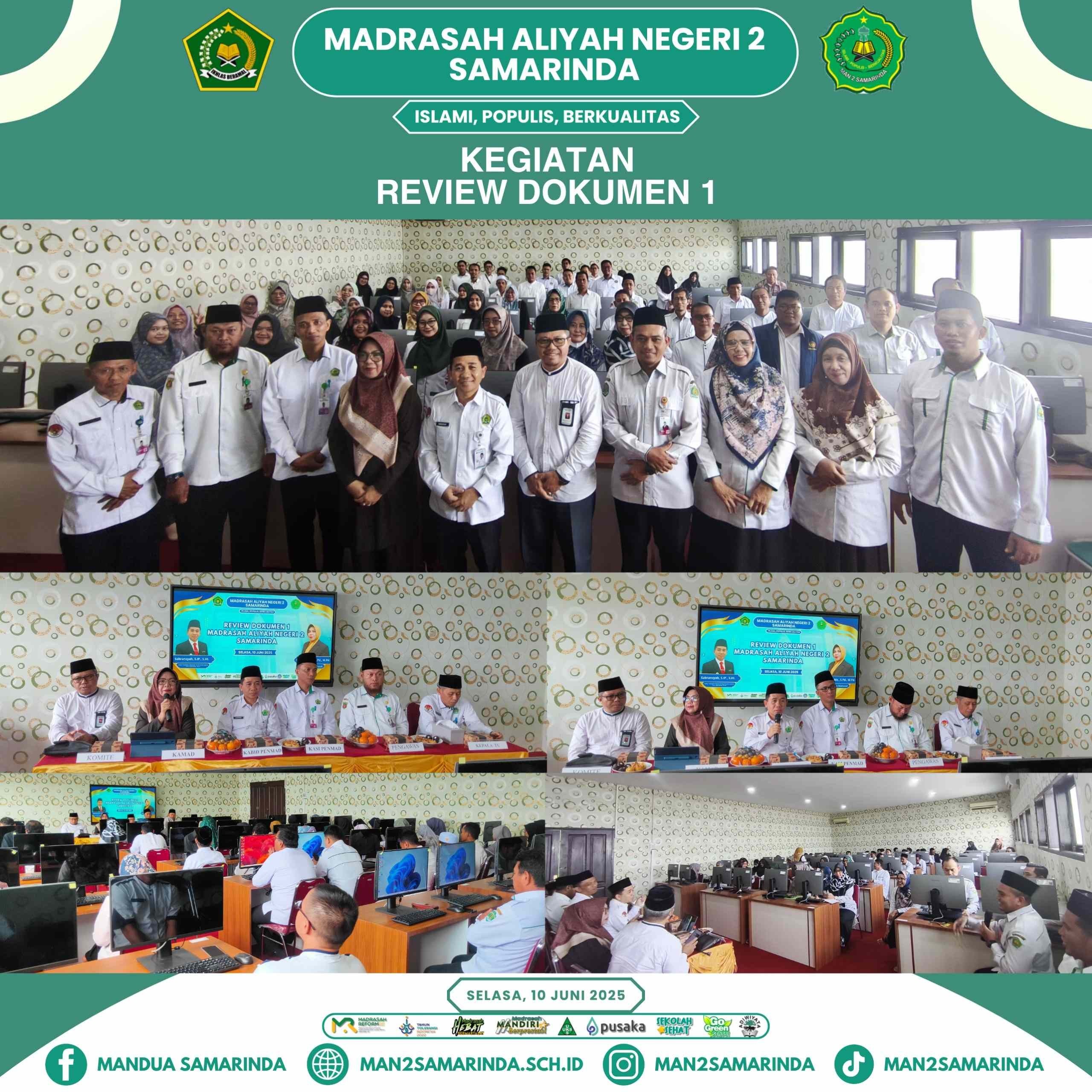 MAN 2 Samarinda Gelar Review Dokumen 1
