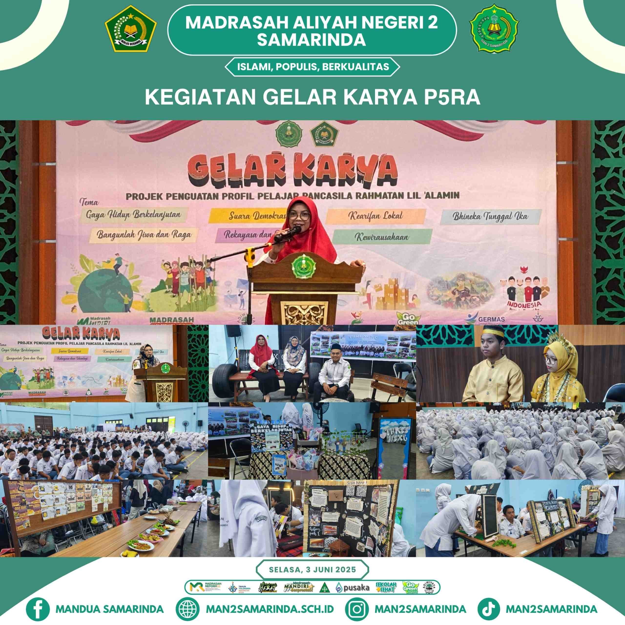 Gelar Karya P5-RA Siswa MAN 2 Samarinda