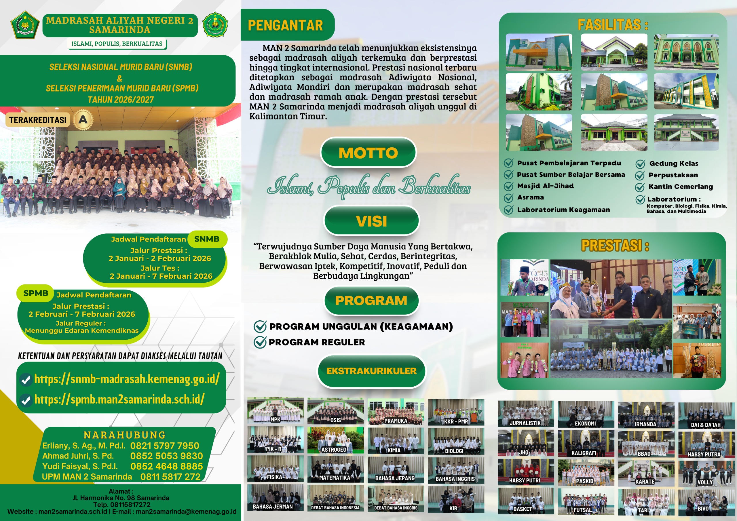 Informasi SNMB dan SPMB Jalur Prestasi 2026/2027